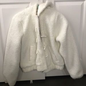 MUST GO !!!Off white Sherpa jacket